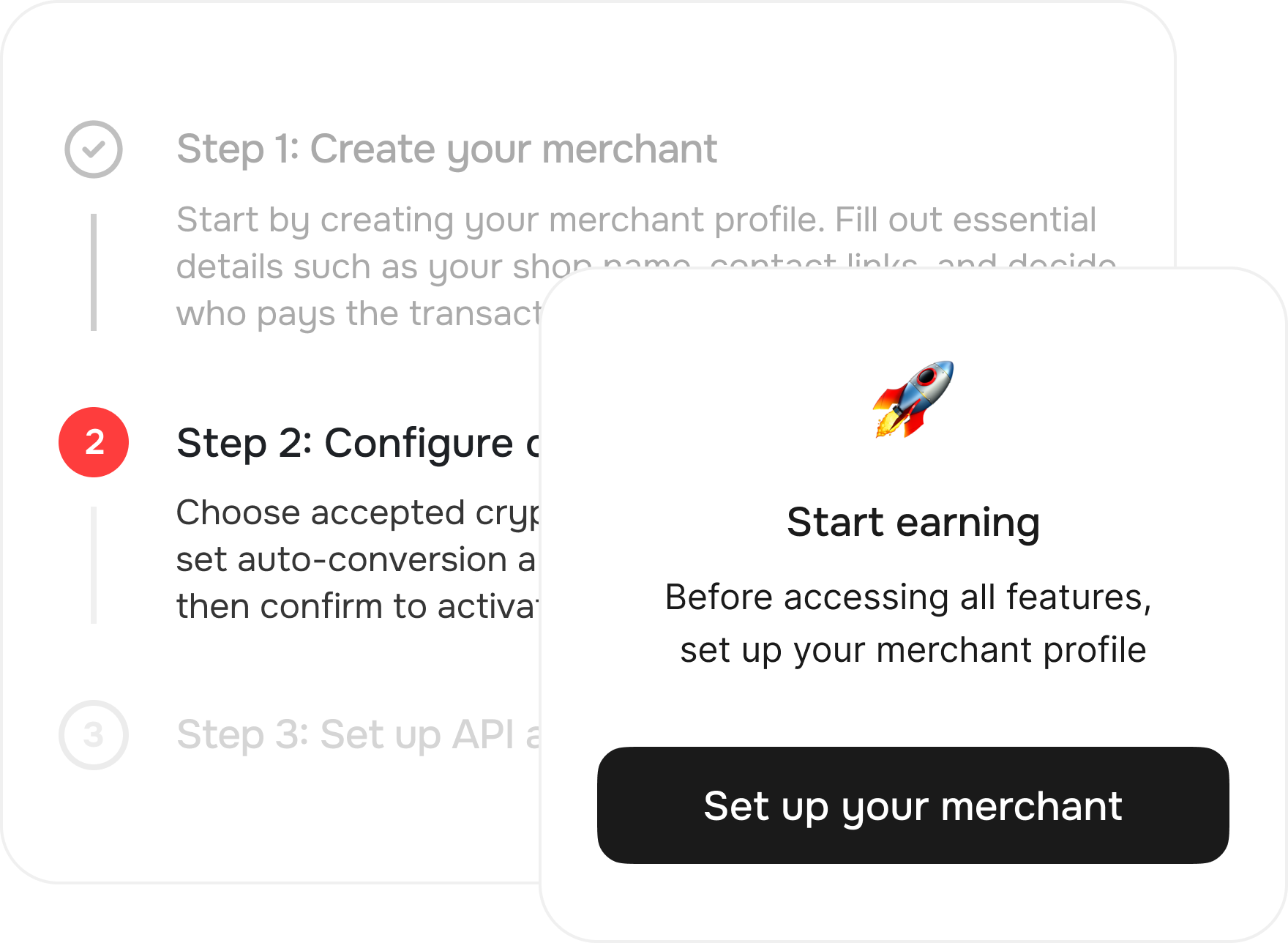Merchant onboarding