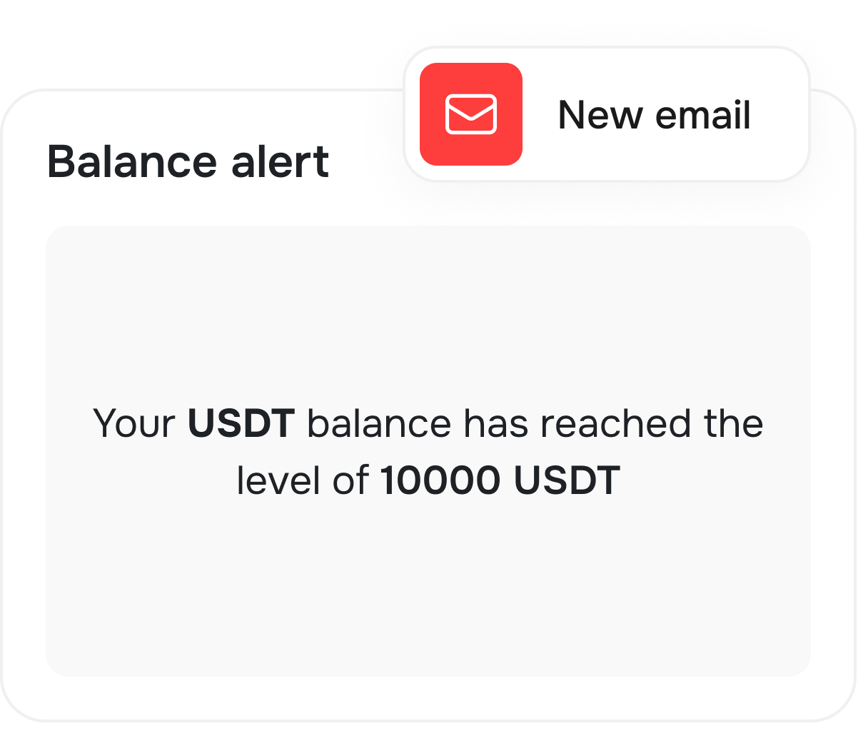 Automated balance warnings