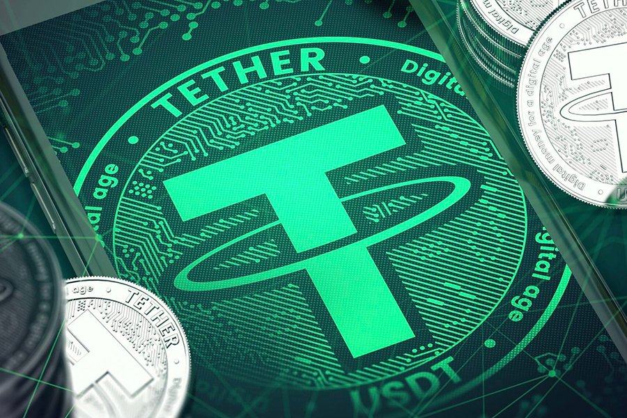 Tether, an example of a stablecoin,